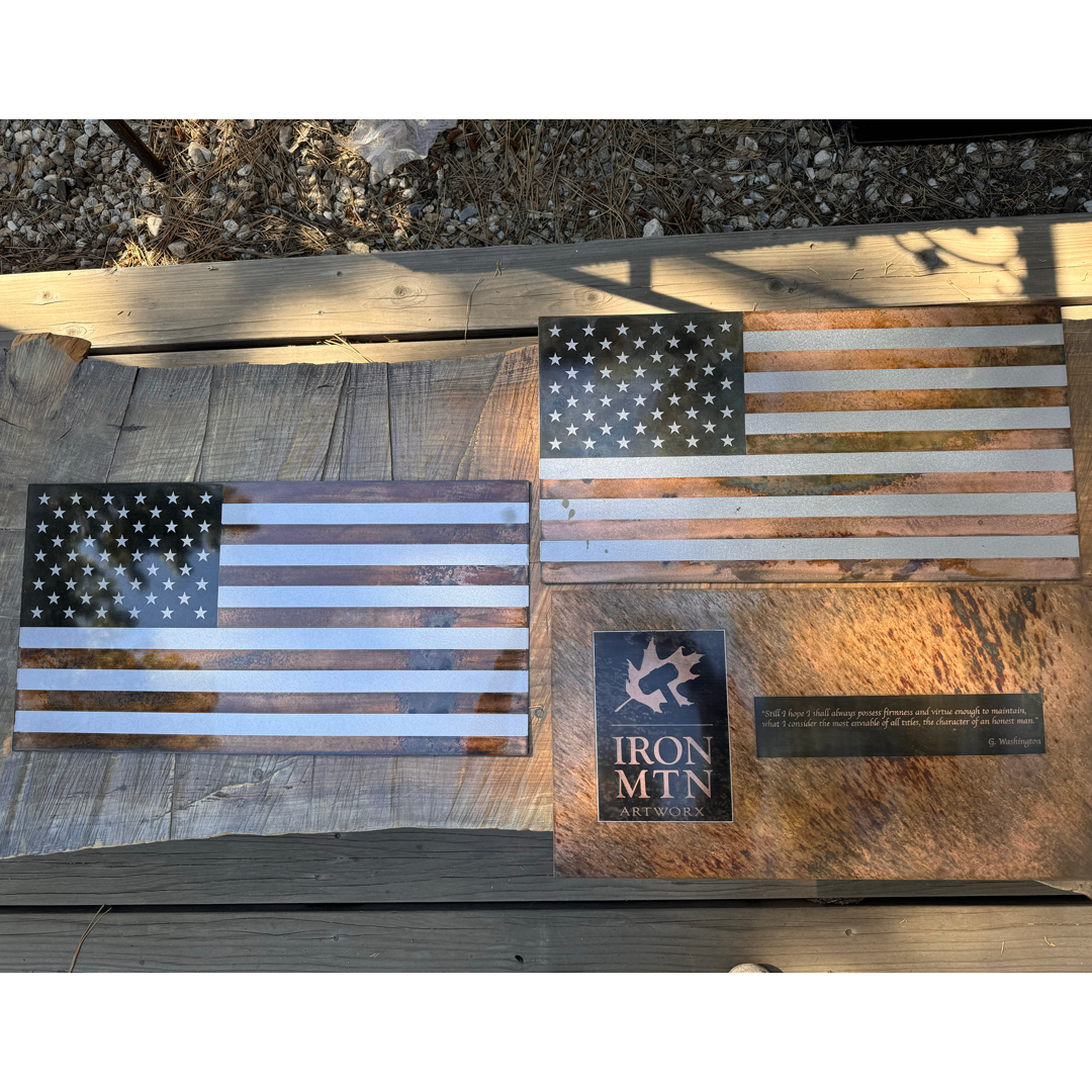 Steel Flag - 12" x 24"